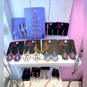 NWT - Bag of beautiful costume jewelry. Never worn. (YSL cosmetic bag)